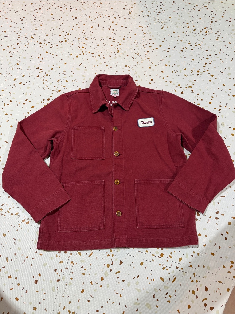 C as in Charlie Chore Jacket X Dinner Service